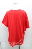 画像2: ヴィヴィアンウエストウッド 中古 / ラインオーブ刺繍Tシャツ  赤  H-25-01-05-010-ts-OD-ZH (2)