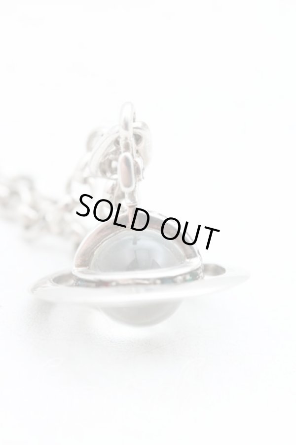 画像2: ヴィヴィアンウエストウッド 中古 / タイニーオーブネックレス  シルバー  H-25-01-05-018-nl-IN-ZH (2)