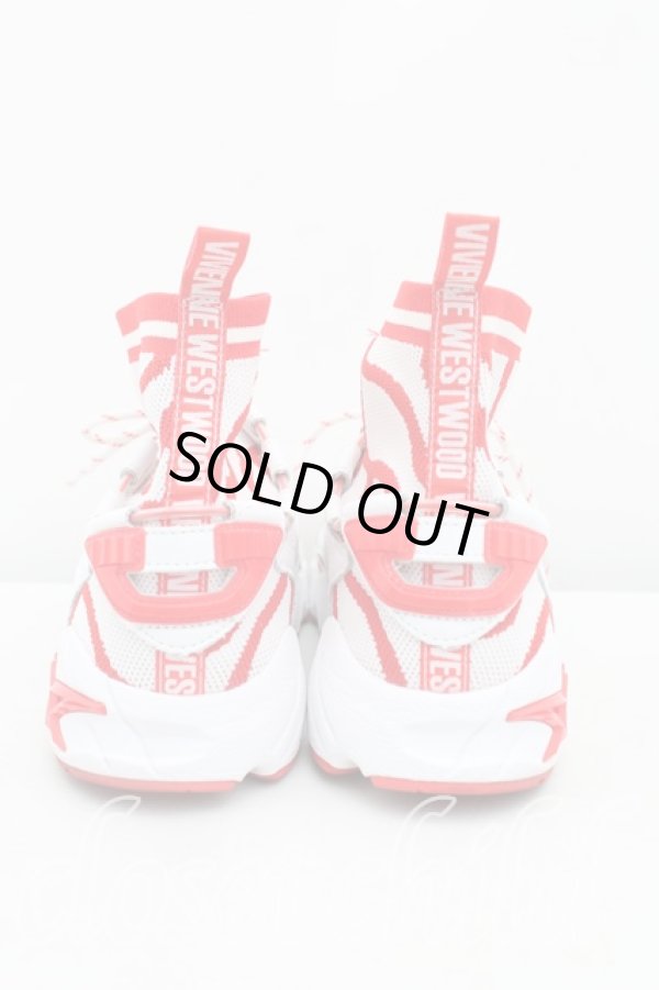画像4: ヴィヴィアンウエストウッド×ASICS / GEL-MAI KNIT MT 26.5cm 白×赤  H-25-01-05-022-sh-IN-ZH (4)