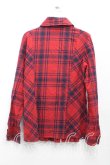 画像2: ヴィヴィアンウエストウッド 中古 / タータンチェックシャツ 2 赤  H-25-01-19-023-bl-IN-ZH (2)