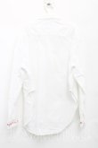 画像2: ANGLOMANIA 中古 / カットラスオーブ刺繍スカーフシャツ 38 白  H-25-01-19-026-bl-OD-ZH (2)