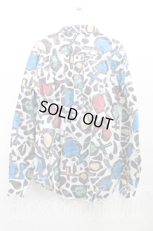ヴィヴィアンウエストウッド MAN 中古 / 総柄シャツ 50 白