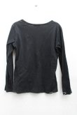 画像2: ヴィヴィアンウエストウッド MAN 中古 / 単色オーブ刺繍カットソー 3 黒  H-25-01-19-047-to-IN-ZH (2)