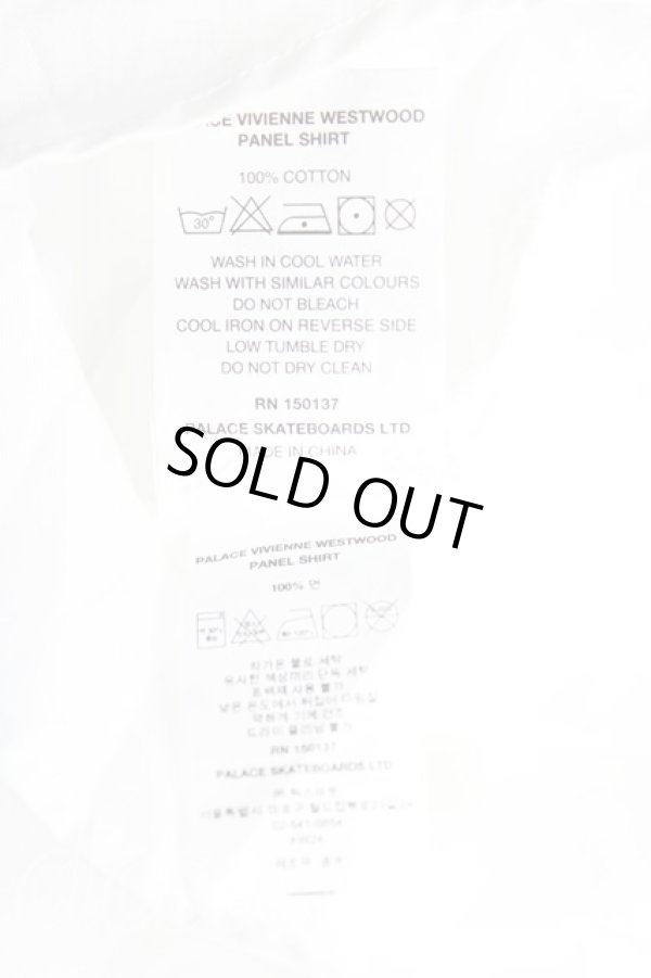 画像4: Palace skateboards xヴィヴィアンウエストウッド 中古 / テディベアシャツ S 青  H-25-01-19-060-jc-OD-ZH (4)