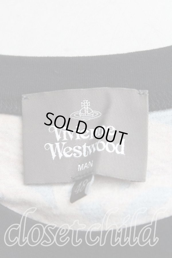 画像3: ヴィヴィアンウエストウッド MAN 中古 / フレームptTシャツ 48 黒  H-25-01-19-075-ts-IN-ZH (3)