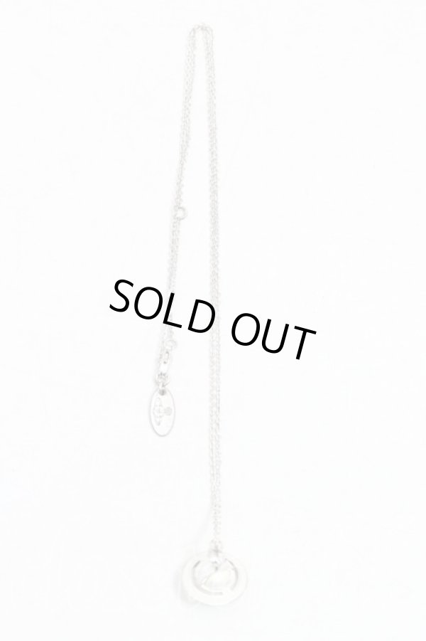 画像3: ヴィヴィアンウエストウッド 中古 / オーブネックレス  シルバーx白  H-25-01-19-083-ac-OD-ZH (3)