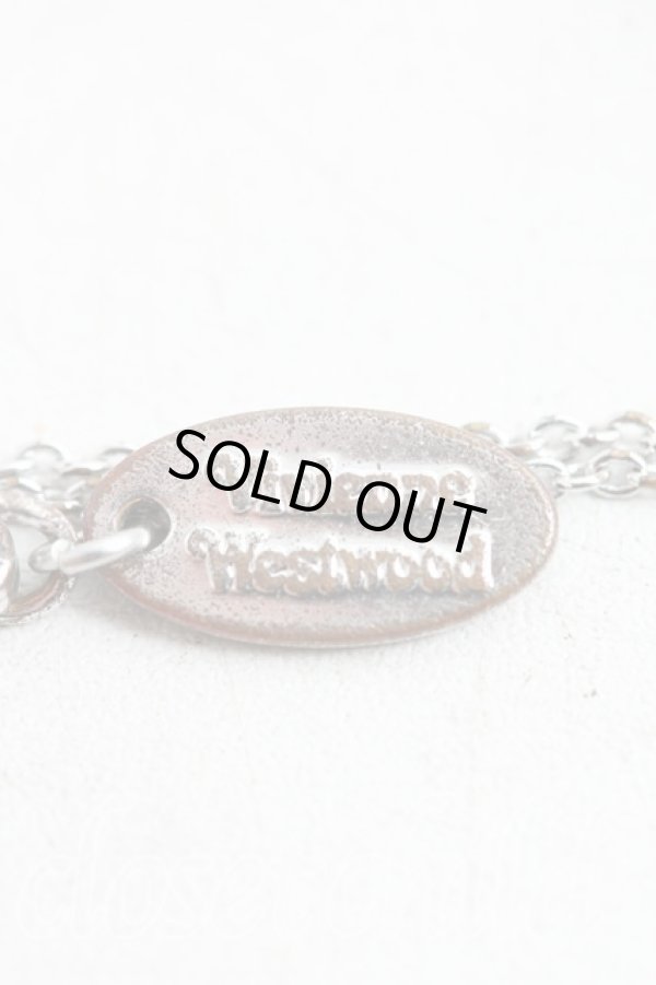 画像4: ヴィヴィアンウエストウッド 中古 / オーブネックレス  シルバーx白  H-25-01-19-083-ac-OD-ZH (4)