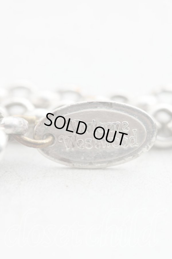 画像3: ヴィヴィアンウエストウッド 中古 / bone flower ネックレス  シルバー  H-25-01-19-084-ac-OD-ZH (3)