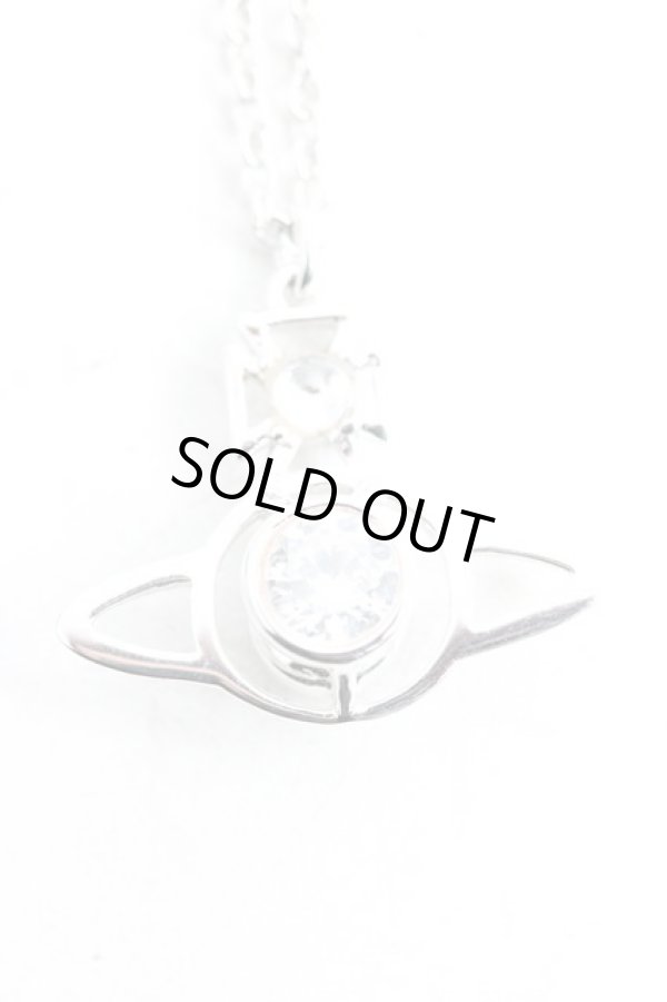 画像2: ヴィヴィアンウエストウッド 中古 / NORAネックレス  シルバー  H-25-01-19-089-ac-OD-ZH (2)