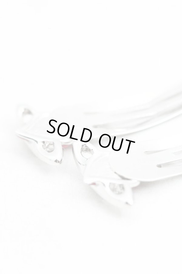 画像3: ヴィヴィアンウエストウッド 中古 / ディアマンテハートヘアピン  赤  H-25-01-19-090-ac-OD-ZH (3)