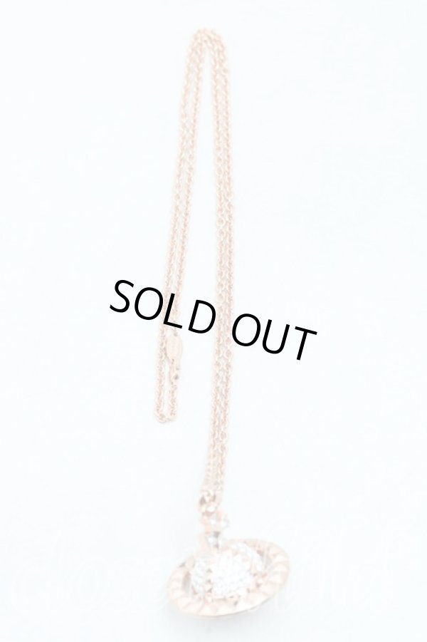 画像4: ヴィヴィアンウエストウッド 中古 / メイフェアー3Dスモールオーブネックレス  ピンクゴールド  H-25-01-19-102-nl-IN-ZH (4)