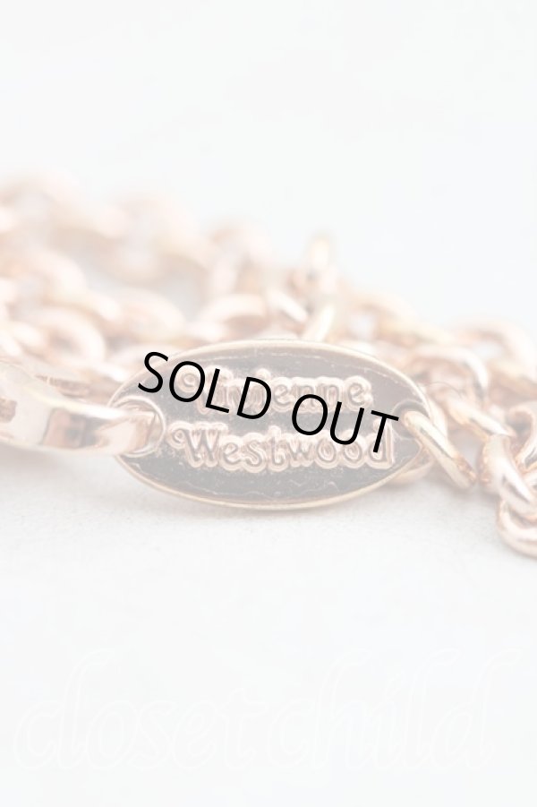 画像5: ヴィヴィアンウエストウッド 中古 / メイフェアー3Dスモールオーブネックレス  ピンクゴールド  H-25-01-19-102-nl-IN-ZH (5)