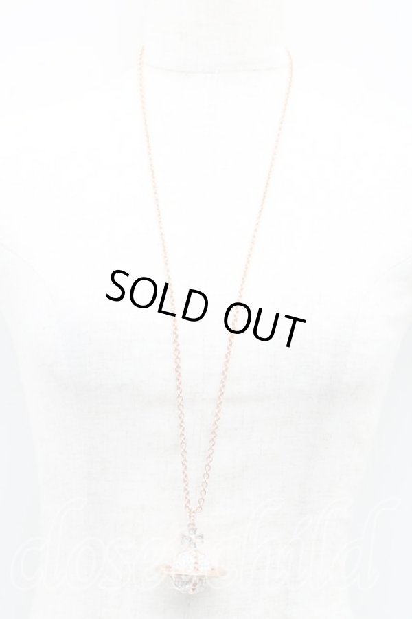 画像6: ヴィヴィアンウエストウッド 中古 / メイフェアー3Dスモールオーブネックレス  ピンクゴールド  H-25-01-19-102-nl-IN-ZH (6)