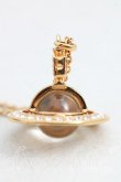 画像2: ヴィヴィアンウエストウッド 中古 / PINA SMALL ORBネックレス  ゴールド  H-25-01-19-104-nl-IN-ZH (2)