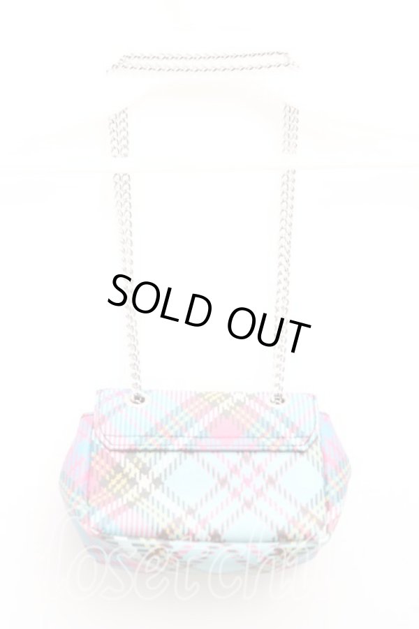 画像2: ヴィヴィアンウエストウッド 中古 / ダービースモールクラッチバッグ  ブルーマック  H-25-01-19-120-gd-OD-ZH (2)