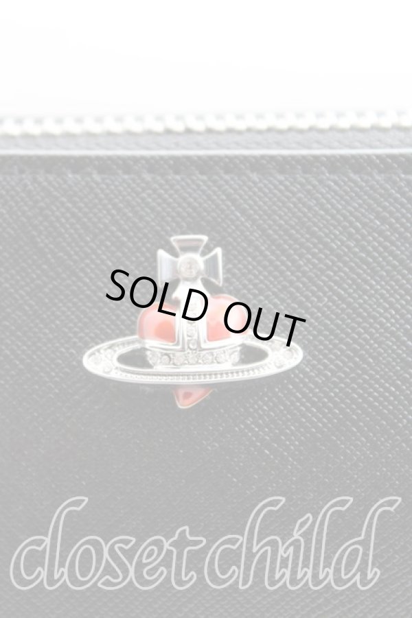 画像5: ヴィヴィアンウエストウッド 中古 / DIAMANTE ORB COSMETIC POUCH  黒  H-25-01-19-123-gd-IN-ZH (5)