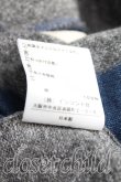 画像5: ANGLOMANIA / ボーダー変形カーディガン 38 灰×青  H-25-01-26-029-to-IN-ZH (5)