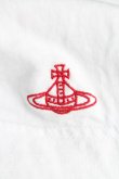 画像5: ヴィヴィアンウエストウッド / ラインオーブ刺繍スカーフカットソー  白  H-25-01-26-034-to-OD-ZH (5)