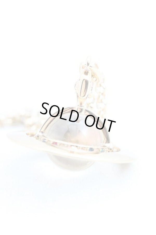 画像2: ヴィヴィアンウエストウッド 中古 / スモールオーブネックレス  ゴールド  H-25-02-02-065-nl-OD-ZH (2)