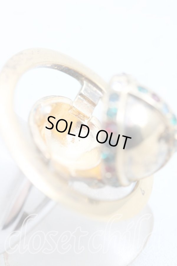 画像4: ヴィヴィアンウエストウッド 中古 / ポイズンリング S ゴールド  H-25-02-02-067-rg-OD-ZH (4)