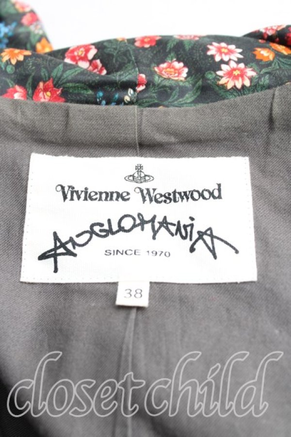 画像3: ANGLOMANIA 中古 / フラワーptパーカー 38 黒  H-25-02-02-010-co-OD-ZH (3)