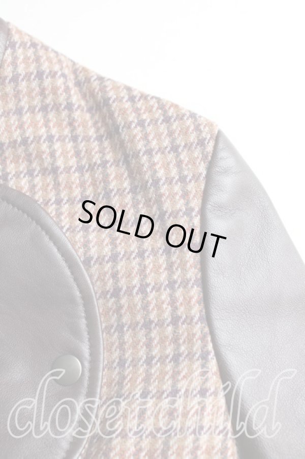 画像6: ヴィヴィアンウエストウッド 中古 / レザー切替ラブ襟ライダースジャケット 3 茶  H-25-02-09-002-jc-IN-ZH (6)