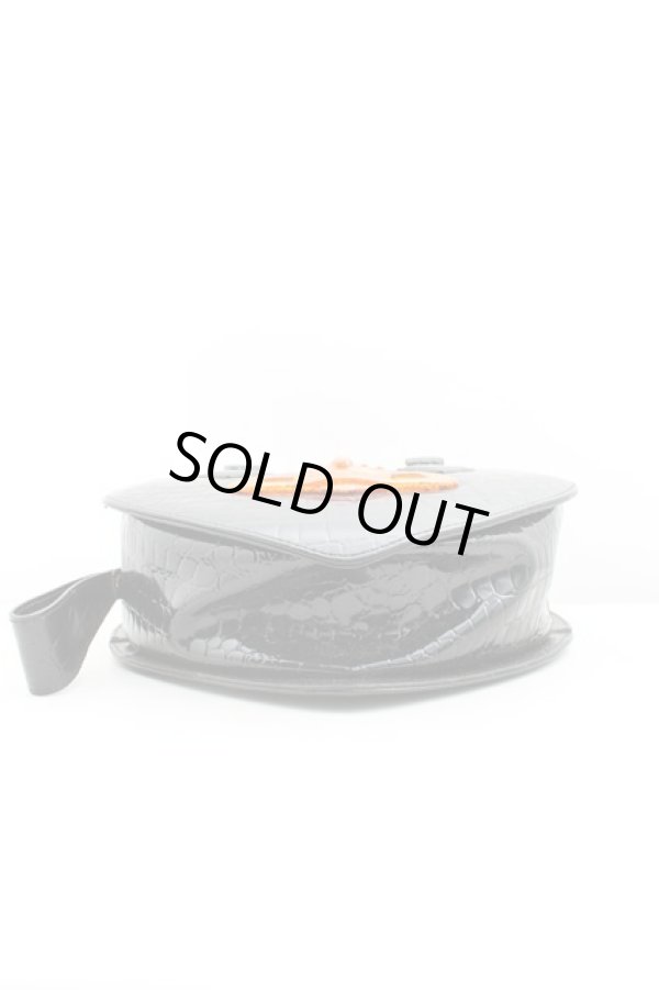 画像3: ヴィヴィアンウエストウッド 中古 / チャンスリーハートバッグ  黒  H-25-02-09-043-ba-OD-ZH (3)