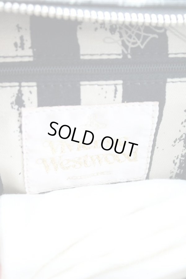 画像4: ヴィヴィアンウエストウッド 中古 / レオパードヤスミンバッグ  黒  H-25-02-09-044-ba-OD-ZH (4)