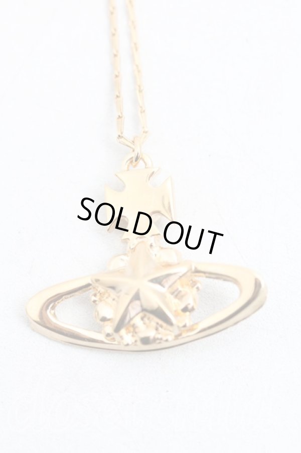 画像2: ヴィヴィアンウエストウッド 中古 / ASTRID STAR ネックレス  ゴールド  H-25-02-09-049-nl-IN-ZH (2)