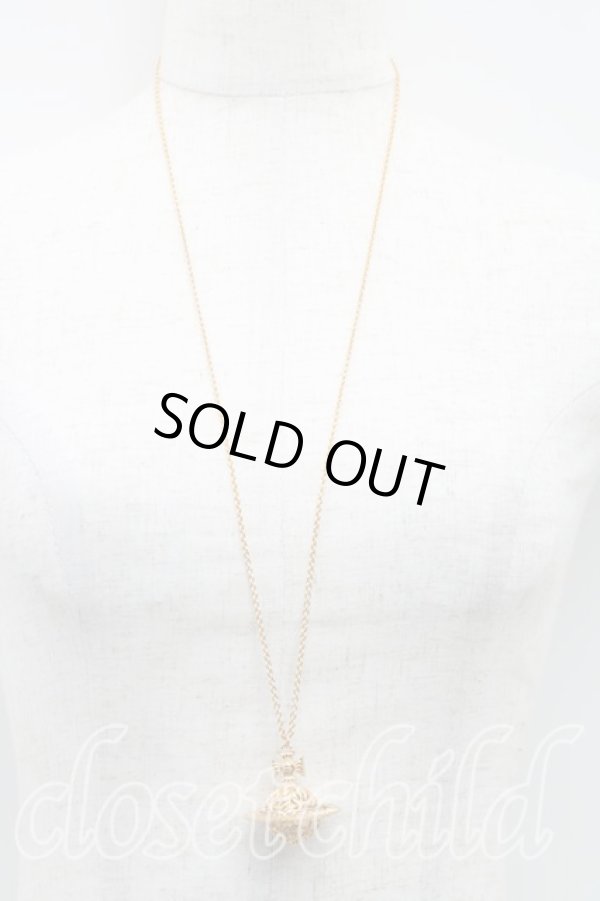 画像5: ヴィヴィアンウエストウッド 中古 / DOLORES ORB ネックレス  ゴールド  H-25-02-09-050-nl-IN-ZH (5)