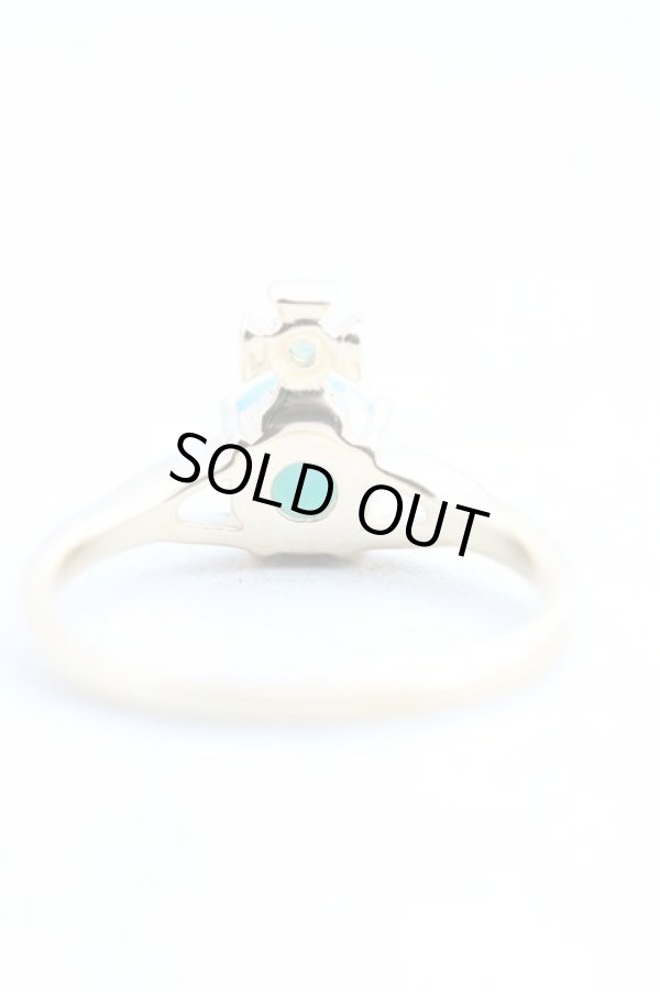 画像4: ヴィヴィアンウエストウッド 中古 / REINAリング XS ゴールド  H-25-02-09-052-rg-IN-ZH (4)