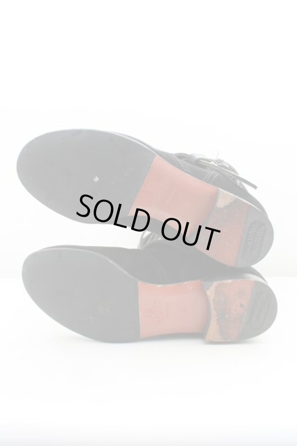 画像5: ヴィヴィアンウエストウッド 中古 / スエードパイレーツブーツ 34 黒  H-25-02-09-057-sh-OD-ZH (5)