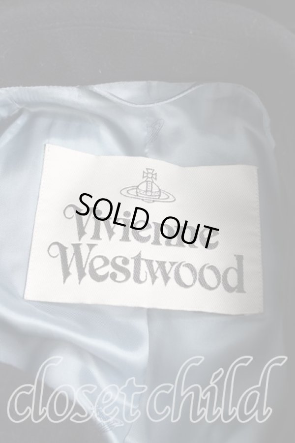 画像3: ヴィヴィアンウエストウッド 中古 / ダブルコート XS 紺  H-25-02-09-007-co-OD-ZH (3)