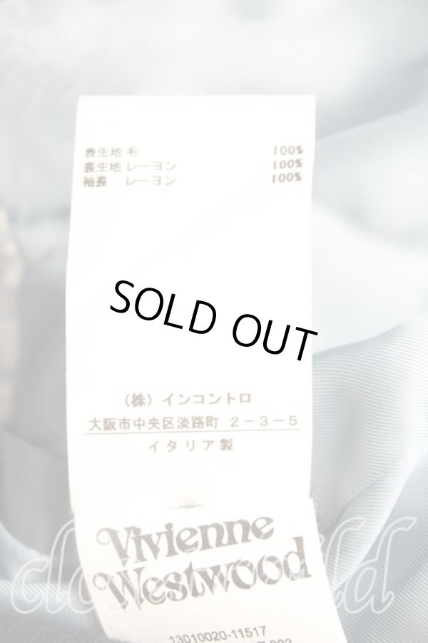 画像5: ヴィヴィアンウエストウッド 中古 / ダブルコート XS 紺  H-25-02-09-007-co-OD-ZH (5)