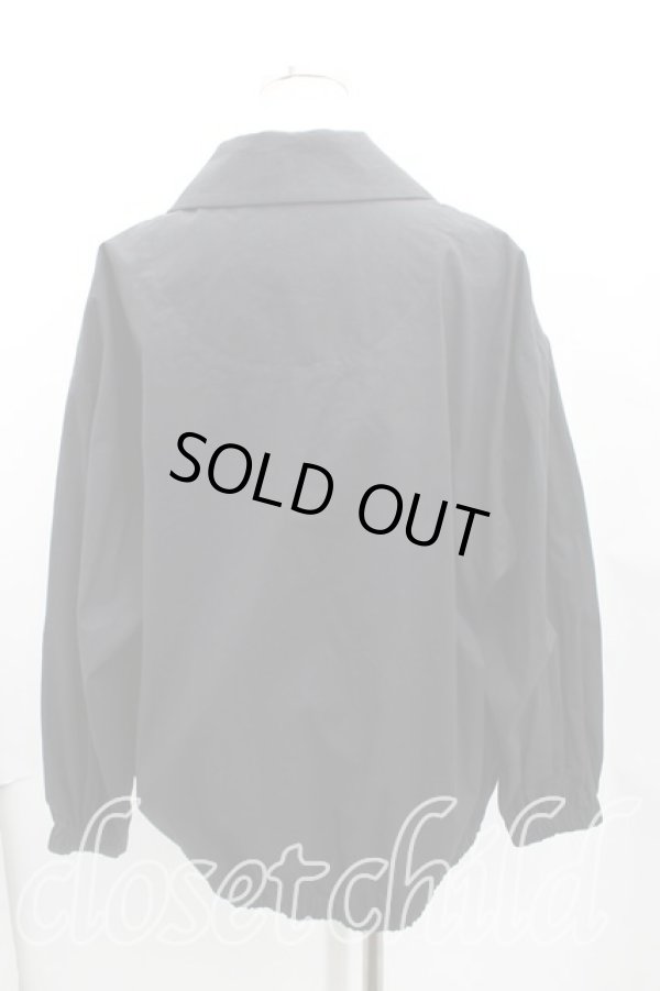 画像2: ヴィヴィアンウエストウッド 中古 / 馬布ヴィンテージフィニッシュラブフリルブルゾン 00 黒  H-25-02-09-010-co-OD-ZH (2)