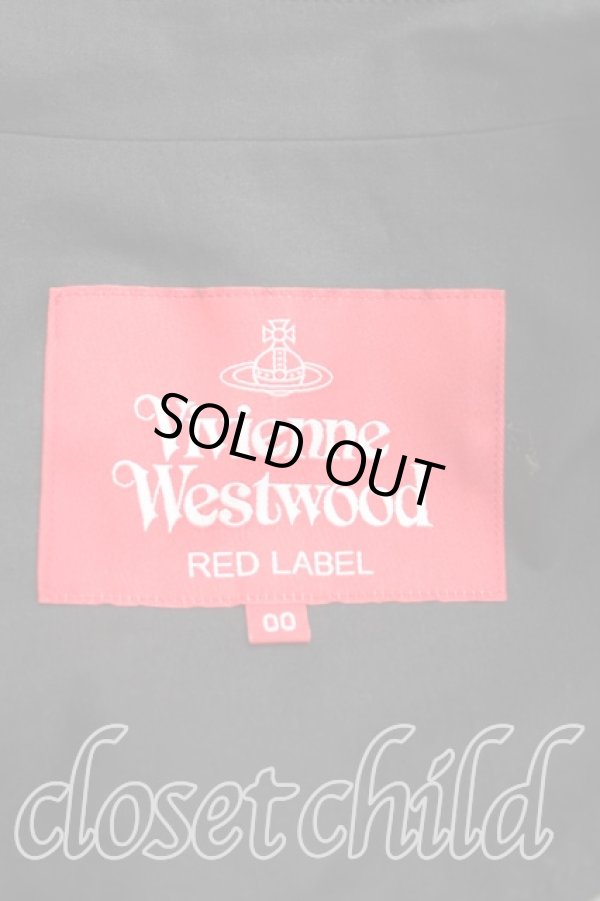 画像3: ヴィヴィアンウエストウッド 中古 / 馬布ヴィンテージフィニッシュラブフリルブルゾン 00 黒  H-25-02-09-010-co-OD-ZH (3)