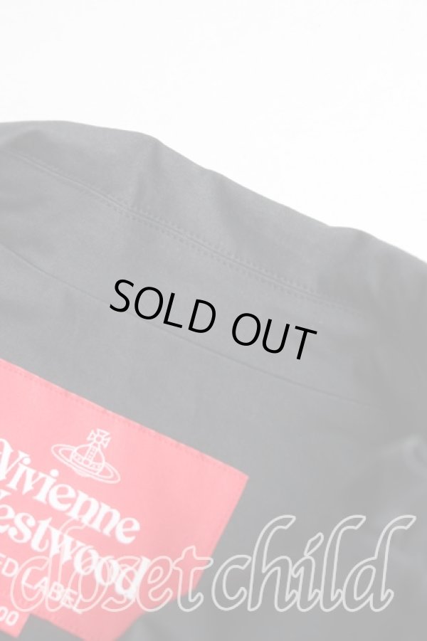 画像6: ヴィヴィアンウエストウッド 中古 / 馬布ヴィンテージフィニッシュラブフリルブルゾン 00 黒  H-25-02-09-010-co-OD-ZH (6)