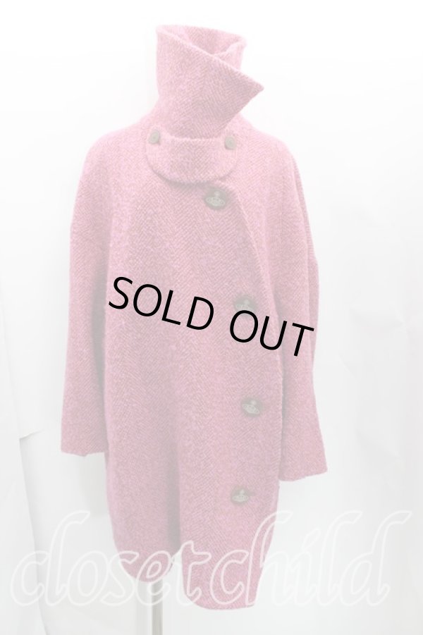 画像3: ヴィヴィアンウエストウッド 中古 / コクーンコート 00 ピンク  H-25-02-09-011-co-OD-ZH (3)