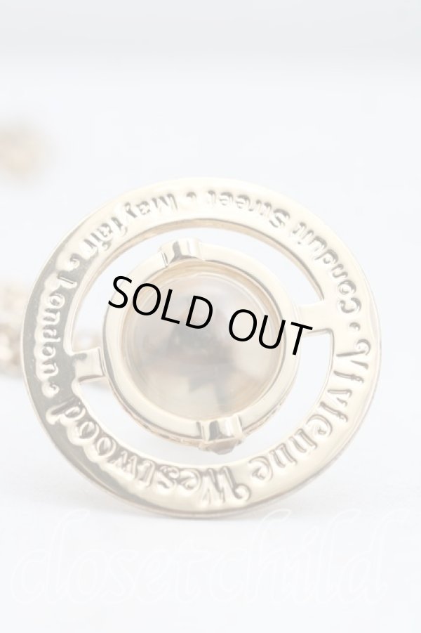 画像3: ヴィヴィアンウエストウッド 中古 / スモールオーブネックレス  ゴールド  H-25-02-16-046-nl-IN-ZH (3)