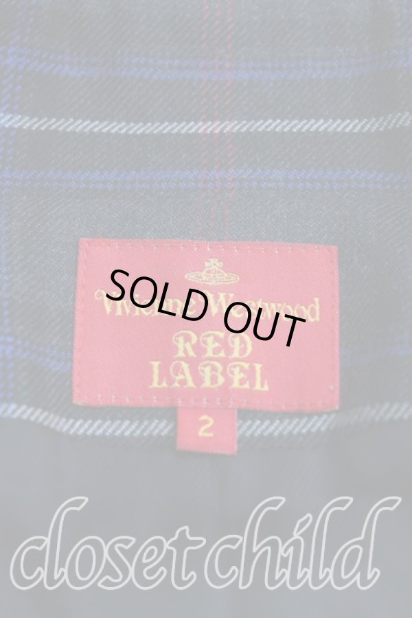 画像3: ヴィヴィアンウエストウッド 中古 / タータンチェックアンダーバストジャケット 2 灰  H-25-02-16-001-jc-OD-ZH (3)