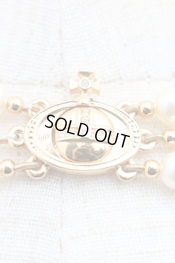 画像3: ヴィヴィアンウエストウッド 中古 / ブロークンパールネックレス  ゴールド  H-25-02-23-034-nl-OD-ZH (3)