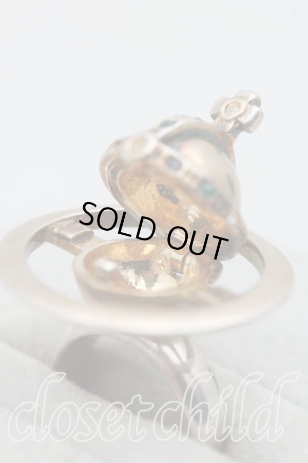 画像7: ヴィヴィアンウエストウッド 中古 / ポイズンリング XS ゴールド  H-25-02-23-035-rg-OD-ZH (7)