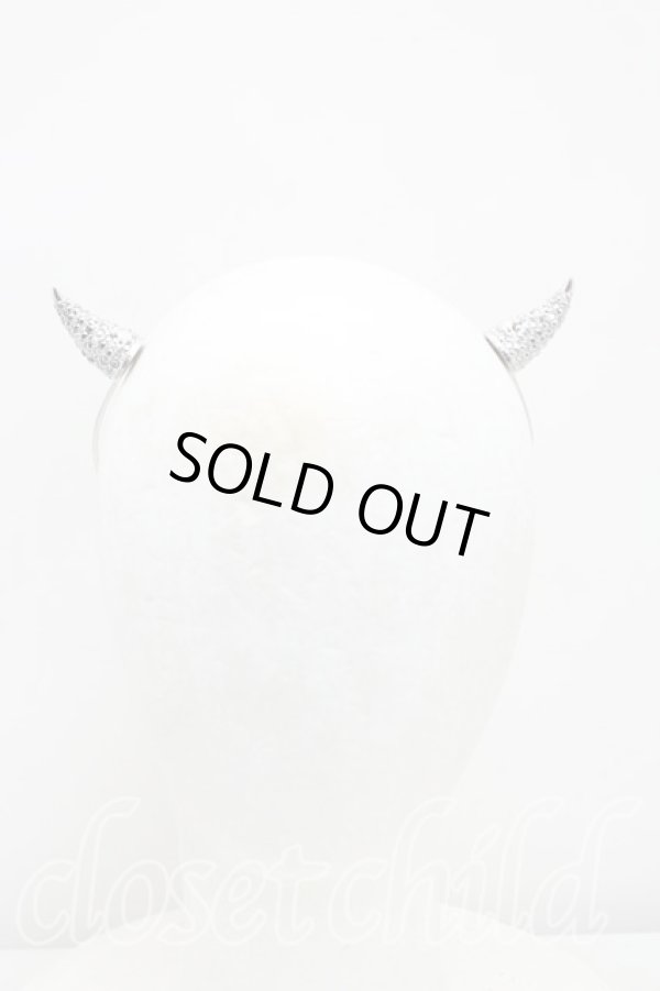 画像2: ヴィヴィアンウエストウッド 中古 / ディアマンテホーンティアラ  ガンメタ  H-25-02-23-053-ac-OD-ZH (2)