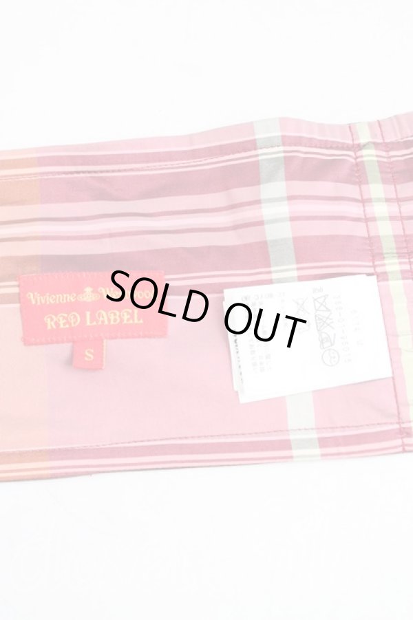 画像3: ヴィヴィアンウエストウッド 中古 / タータンチェックハートウエストマーク  ピンク  H-25-02-23-079-gd-OD-ZH (3)