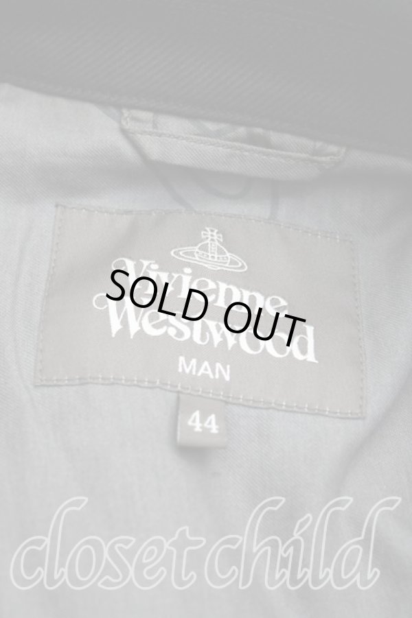 画像3: ヴィヴィアンウエストウッド MAN 中古 / ライダースウールジャケット 44 黒  H-25-02-23-002-jc-OD-ZH (3)