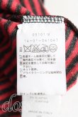 画像4: ANGLOMANIA 中古 / 総柄レンジメンタル変形カットソーワンピ S 赤ｘ黒  H-25-03-02-021-op-OD-ZH (4)