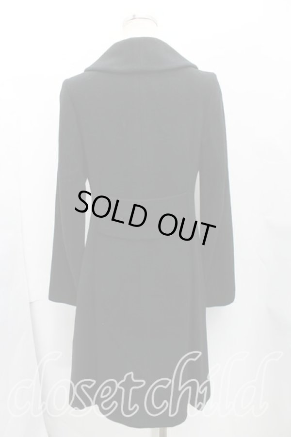 画像2: ヴィヴィアンウエストウッド 中古 / ラウンドカラーオーブボタンコート 38 黒  H-25-03-02-023-co-OD-ZH (2)