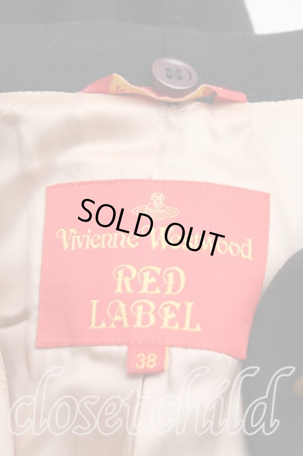 画像3: ヴィヴィアンウエストウッド 中古 / ラウンドカラーオーブボタンコート 38 黒  H-25-03-02-023-co-OD-ZH (3)