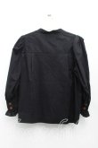 画像2: ヴィヴィアンウエストウッド 中古 / ハートビブブラウス 00 黒  H-25-03-02-028-bl-OD-ZH (2)