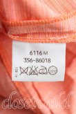 画像4: ヴィヴィアンウエストウッド 中古 / カラーオーブ刺繍フレンチスリーブシャツ I オレンジ  H-25-03-02-029-bl-OD-ZH (4)